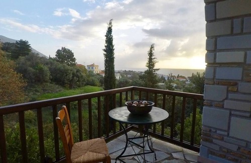 Vrontados Villa | Vrontados Family Villa Top View