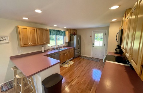 East Orleans House | Walk to Beach, Home with Central A/C. Private Acre+ Lot