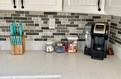 Madison Apartment | Walk to Beach! Modern Carriage House - Near Town - Deck, Fire Pit & Grassy Lawn
