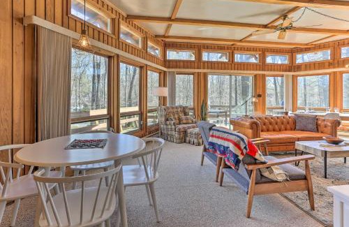 Gouldsboro House | Walk to Big Bass Lake Family Home with Deck!