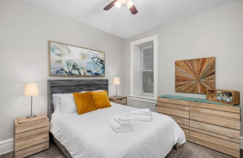 Central West End House | Walk to Forest Park Euclid Fire Pit Porch Swing