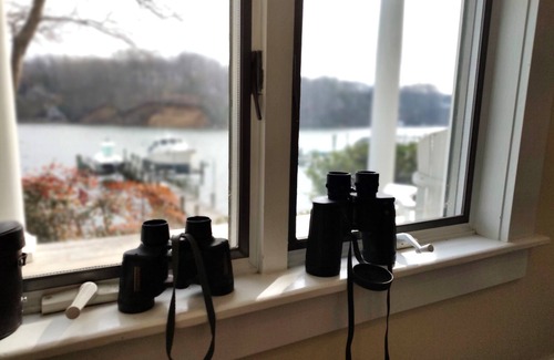 Epping Forest House | Water view from every window - Located at the point where the deep water of Saltworks Creek meets the Severn River.