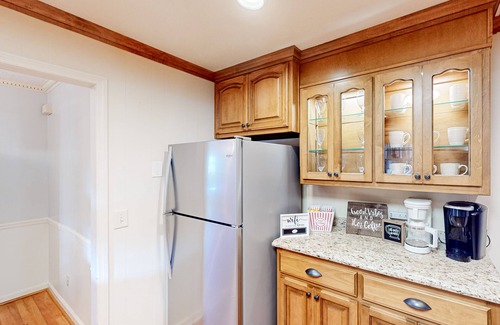 Orchard Hill House | Water-view home with private pool, large deck, firepit, fishing, fireplace, W/D