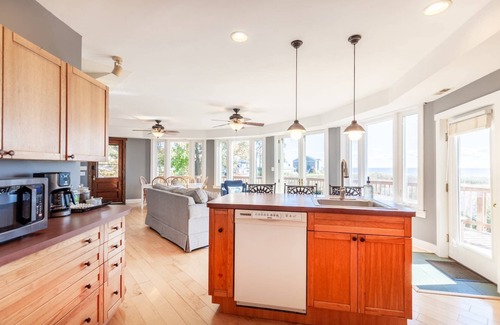Shady Side House | Water views from every window of unique round house
