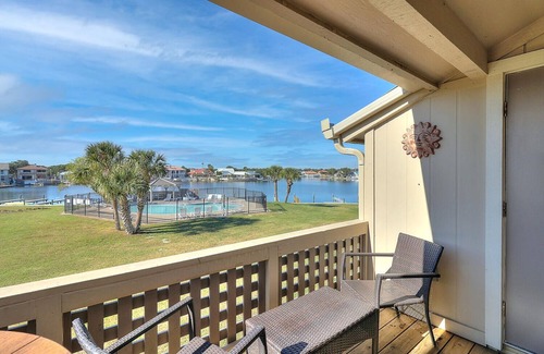 Harbor Oaks Condo | Water views, private boat dock, 2 bedroom, 2 bath Bayhouse Condo in Rockport