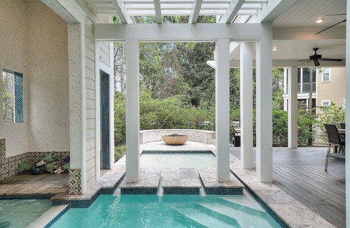 Forest District House | WaterColor Reunions - Pet-Friendly 30A Vacation House with Private Pool, Golf Cart & Near the Beach