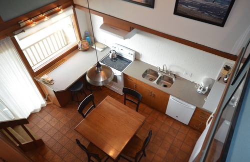 Maple City Condo | Waterfront condo with stunning views in Glen Arbor. Air conditioning.