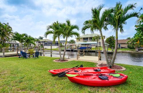 Biggar House | Waterfront Fort Myers Home Private Pool and Dock