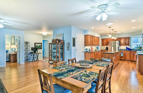 Gladwin House | Waterfront Gladwin Home w/Deck + Fire Pit!