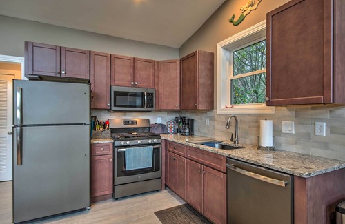 Greenwood House | Waterfront Greenwood Getaway w/Deck & Grill!