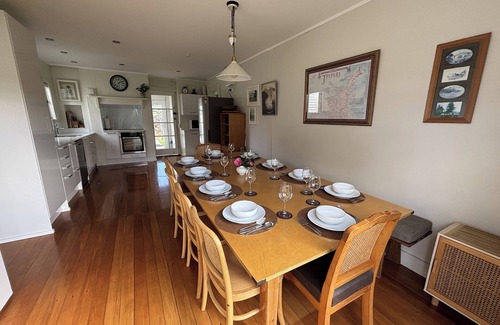 Russell House | Waterfront Historic Homestead in Clendon Cove with tidal boat ramp, EV charging