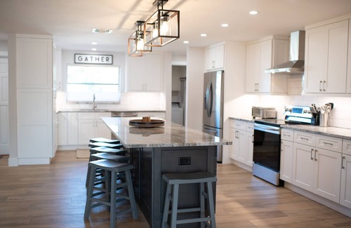 Yacht Club Villa | Waterfront luxury 4 bed 4 bath with large heated pool & dock