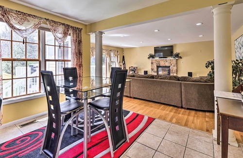 Henryville House | Waterfront Poconos Getaway: Game Room & Deck!