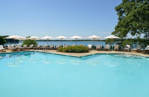 Shelter Island Heights House | Waterfront Retreat with Heated Pool, Spa & Seasonal Water Sports