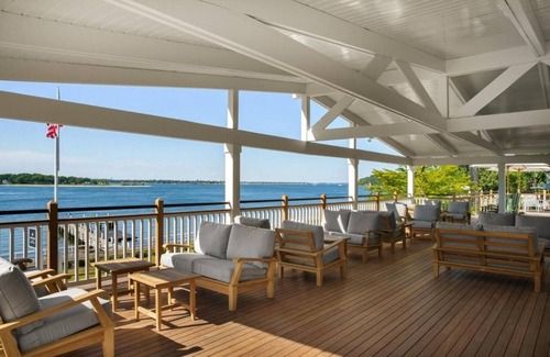Shelter Island Heights House | Waterfront Retreat with Heated Pool, Spa & Seasonal Water Sports
