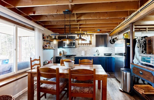 New Durham House | Waterside retreat with streaming, grill, open layout, full kitchen, & W/D