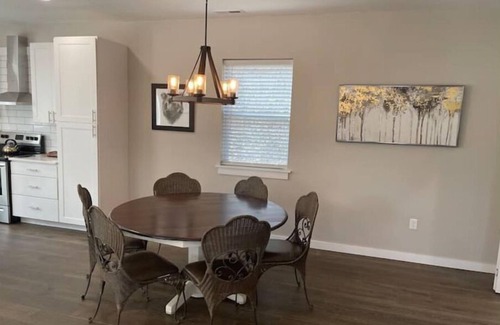 Waynesville House | Waynesville Chalet!Downtown! Hot tub! Fenced in private backyard! Walk downtown