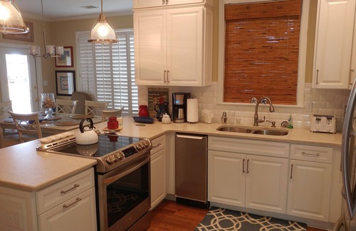 Dune Allen Beach House | WE HAVE DEEDED ACCESS TO THE BEACH IN FRONT OF THE PALMS ACROSS THE STREET.