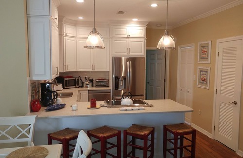 Dune Allen Beach House | WE HAVE DEEDED ACCESS TO THE BEACH IN FRONT OF THE PALMS ACROSS THE STREET.