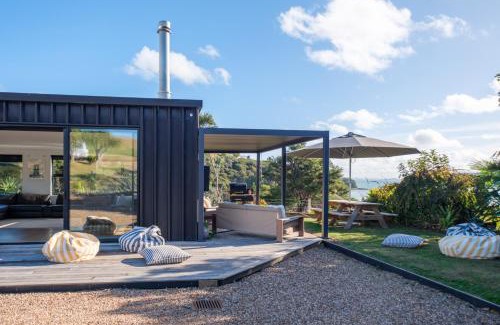 Omiha Villa | Wharetana Bay Villa with private walkway to beach!