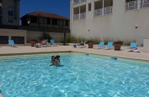 Mimizan-Plage Apartment | Wifi, fitness, swimming pool, parking, tv, 35m², Mimizan