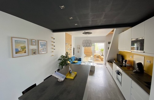 Wimereux House | Wimereux-center: Le Réservoir, comfortable house with 2 bedrooms for 5 people, terrace