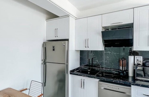 Beyoglu Apartment | Wohnung mit Whirlpool - Blick auf das Goldene Horn