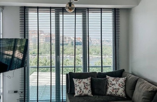 Beyoglu Apartment | Wohnung mit Whirlpool - Blick auf das Goldene Horn