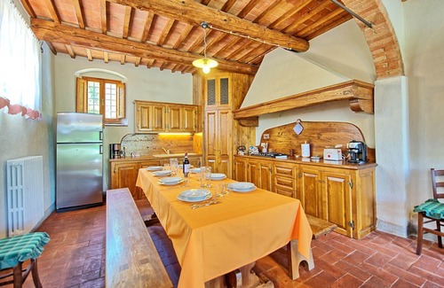 Sant'Andrea in Percussina Villa | Wonderful private villa with A/C, hot tub, WIFI, private pool, TV, panoramic view, close to Florence