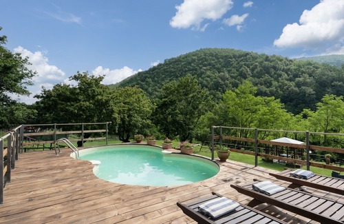 Borgo San Lorenzo Villa | Wonderful private villa with WIFI, private pool, TV, patio and panoramic view, close to Florence