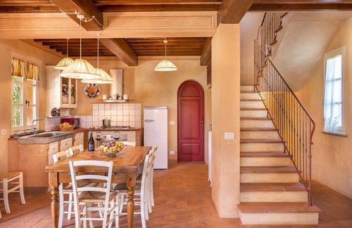 Colle di Compito Villa | Wonderful private villa for 4 guests with private pool, A/C, WIFI, TV and veranda, close to Lucca