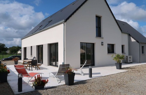 Bolleville House | Wonderful private villa for 10 people with WIFI, TV, terrace and pets allowed