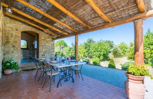 Riparbella House | Wonderful private villa with A/C, private pool, WIFI, patio, pets allowed and panoramic view
