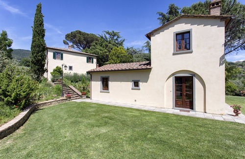 Cortona Villa | Wonderful private villa with private pool, WIFI, A/C, TV, patio, panoramic view, close to Cortona