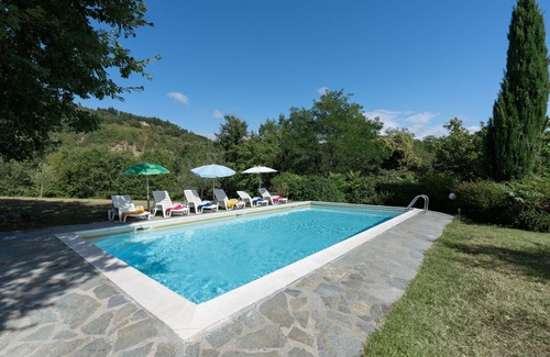 Dicomano Villa | Wonderful private villa for 8 people with hot tub, private pool, WIFI, TV and panoramic view