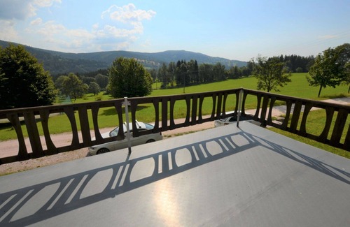 Vitkovice House | Wonderful villa for 6 guests with WIFI, TV, terrace, pets allowed and panoramic view