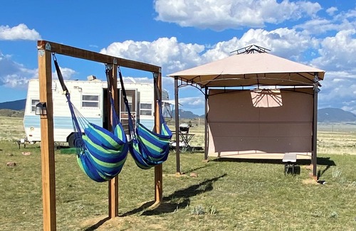 Hartsel RV Rental | WonderLust Trailer & Campsite, Heart of Colorado