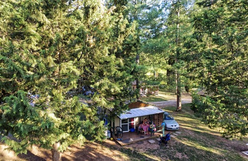 Saint-Rome-de-Tarn Ski Chalet | Wooden chalet on the banks of the Tarn, quiet, natural and family-friendly