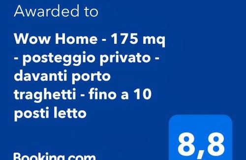 San Teodoro Apartment | Wow Home - 175 mq - posteggio privato - davanti porto traghetti - fino a 10 posti letto