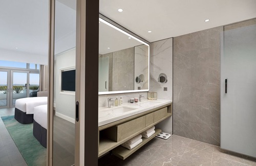 Siming Hotel | Xiamen International Seaside Hotel (hotel corridor leads to the stone exhibition hall)