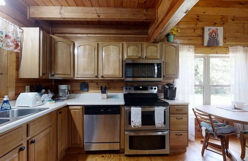 Newport Cabin | Yellow Cabin On The River 2 Bedroom Cabin by RedAwning