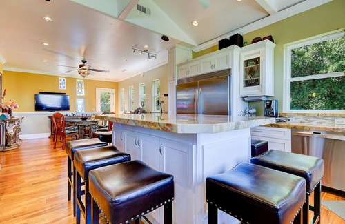 Los Gatos Villa | You rent a private Bedroom Suite plus the shared occupancy of this Spanish Villa