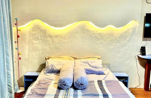 Ngamprah House | ZonaBobo Retro Blue Moslem Friendly By Belgareti