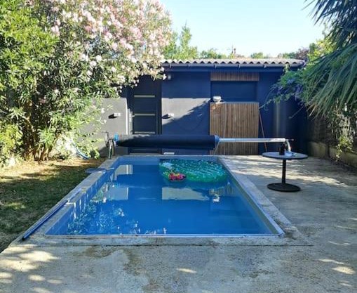 Échoppe bordelaise avec jardin et piscine