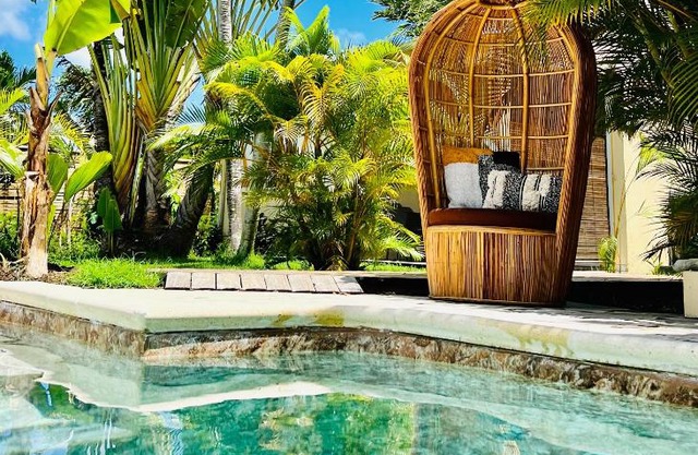 Île tropical lodges