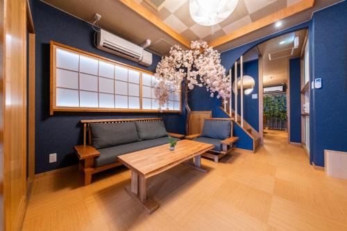 桜 Sakura Villa 4LDKの大きなお部屋 最大15名