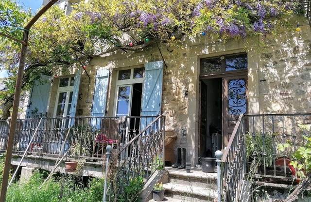 18th-century farmhouse in an authentic village