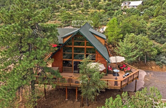 2 private acres with views everywhere!