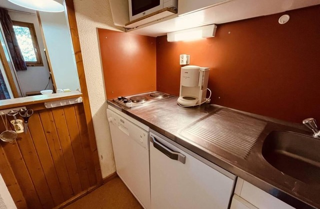 250m from ski slopes, 3rd floor, balcony, tv, ski locker, 20m², Peisey-Vallandry