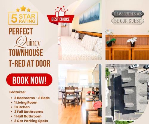 39 - 3BR Quincy - Stunning Townhouse near Adams